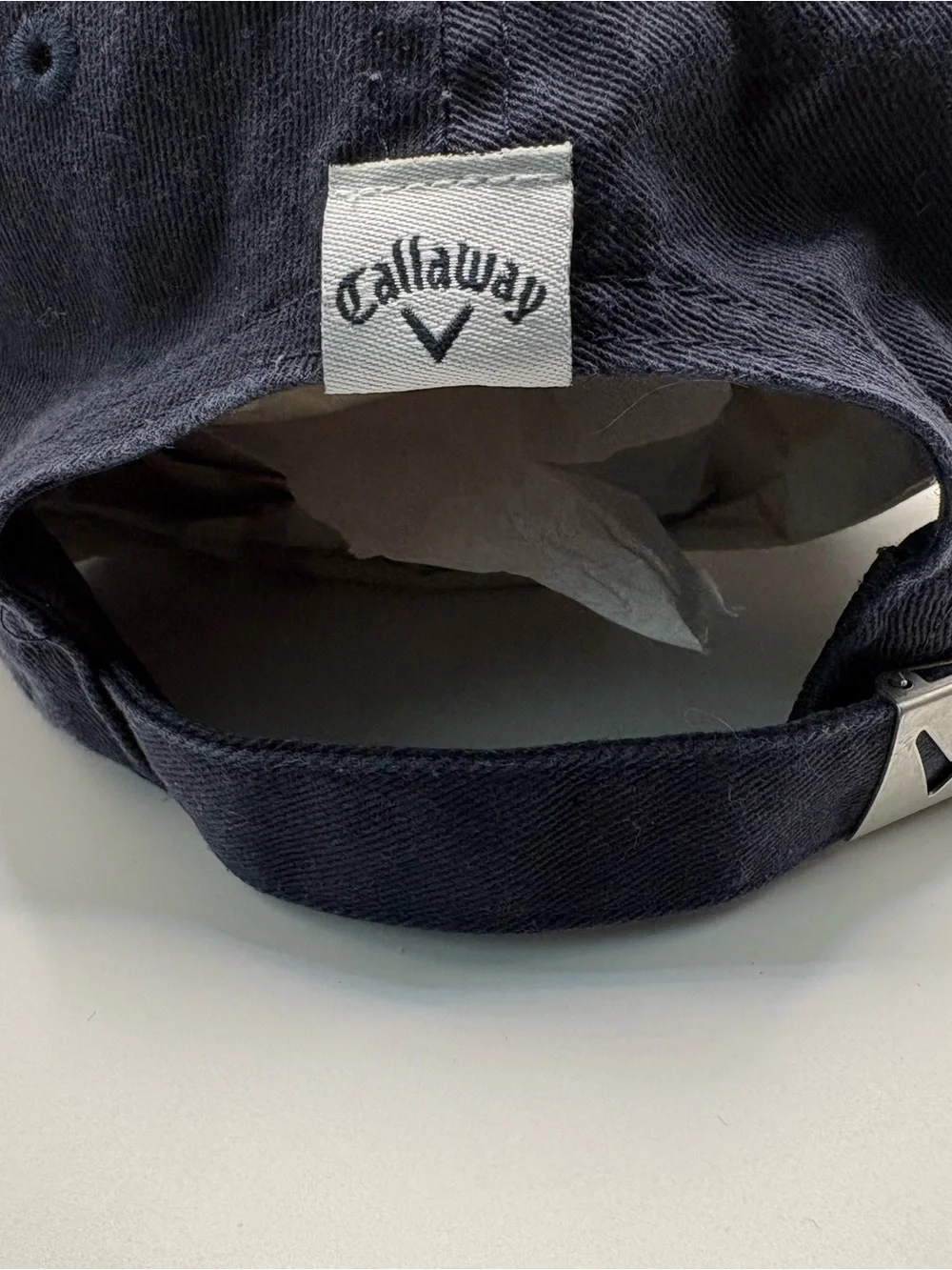 Callaway Golf Navy Blue Adjustable Logo Hat Cap